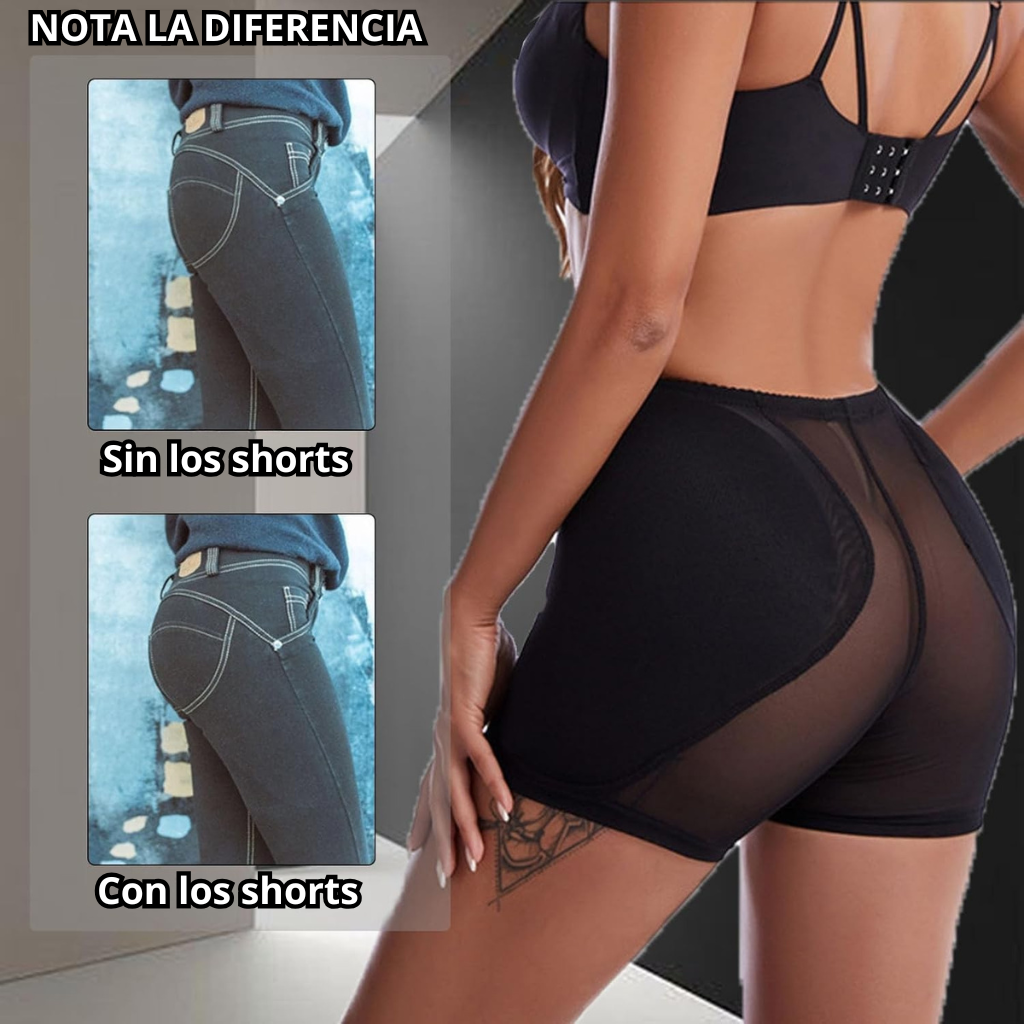 Short con Relleno para Cadera y Glúteos