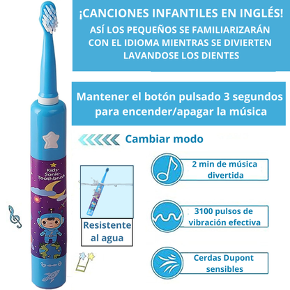Cepillo de Dientes Eléctrico Musical